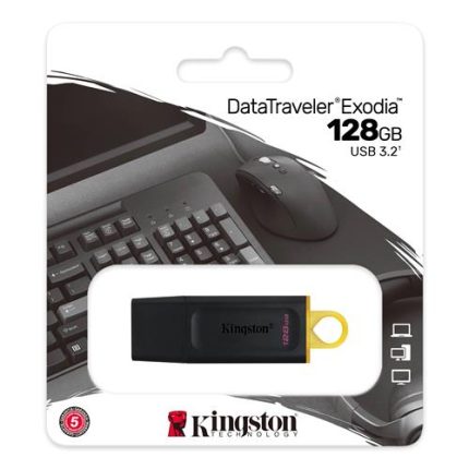 DTX/128GB PENDRIVE KINGSTON 128GB EXODIA USB 3.2 GEN 1