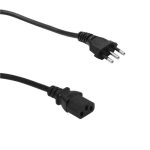 NIMC CABLE PODER 1,8MT 3X0,75MM2 CHILE-C13 6A CEI23-16-VII