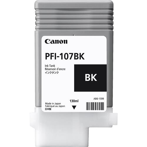 77066.jpg PFI-107BK TANQUE CANON NEGRO 130ML 6705B001 iPF 680/685/780/785 - Imagen 1
