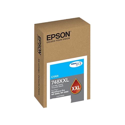 79354.jpg T748XXL220 CARTRIDGE EPSON CYAN WF-6090/WF-6590 - Imagen 1